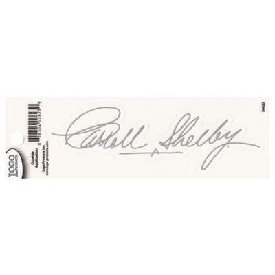 Carroll Shelby Autograph Decal - Small