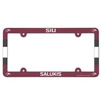 Southern Illinois Salukis Plastic License Plate Frame