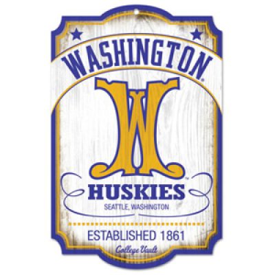 Washington Huskies Wood Sign