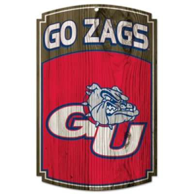 Gonzaga Bulldogs Wood Sign