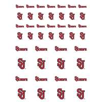 St. John's Red Storm Small Sticker Sheet - 2 Sheets