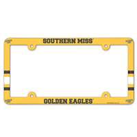 Southern Mississippi Golden Eagles Plastic License Plate Frame