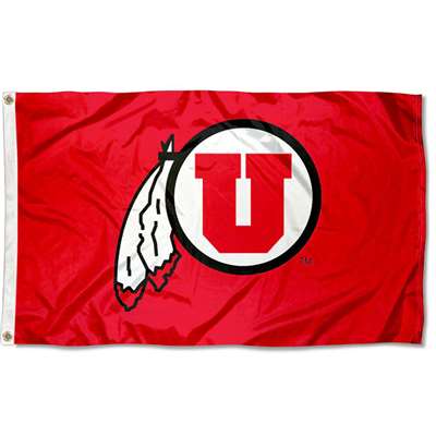 Utah Utes 3' x 5' Flag - Red
