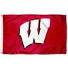 Wisconsin Badgers 3' x 5' Flag - Red