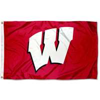 Wisconsin Badgers 3' x 5' Flag - Red