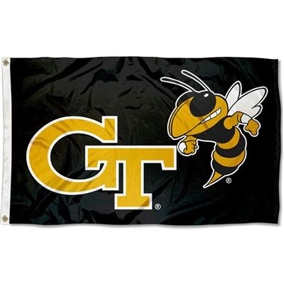 Georgia Tech Yellow Jackets 3' x 5' Flag - Black