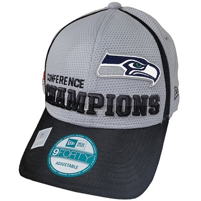 Seattle Seahawks New Era 2013 Conference Champions 9Forty Adjustable Hat