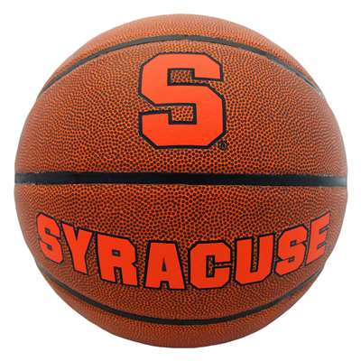 Syracuse Orange Men's Composite Leather Indoor/Outdoor Basketball