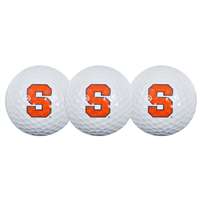 Syracuse Orange Team Effort Golf Balls 3 Pack