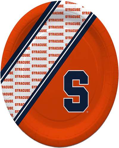 Syracuse Orange Disposable Paper Plates - 20 Pack