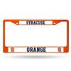 Syracuse Orange Team Color Chrome License Plate Frame