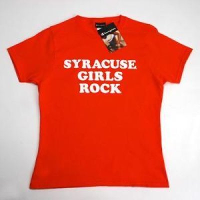 Syracuse T-shirt By Champion - Syracuse Girls Rock - Orange