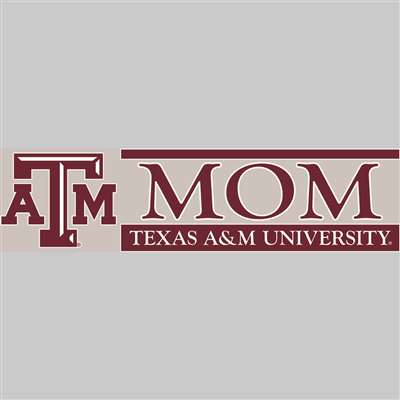 Texas A&M Aggies Die Cut Decal Strip - Mom