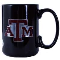 Texas A&M Aggies 15oz Black Ceramic Mug