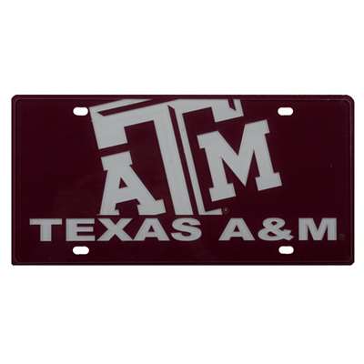 Texas A&M Aggies Full Color Mega Inlay License Plate