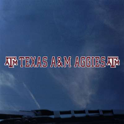Texas A&M Aggies Automotive Transfer Decal Strip