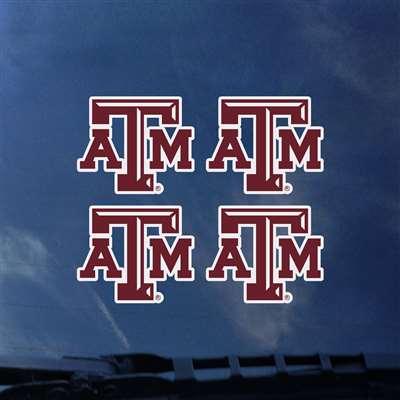 Texas A&M Aggies Transfer Decals - Set of 4