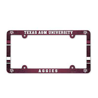 Texas A&M Aggies Plastic License Plate Frame