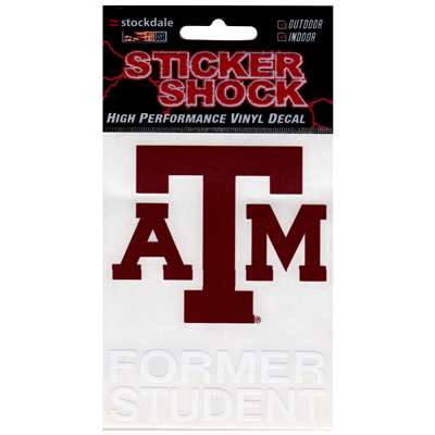 Texas A&M Aggies Transfer Decal - Former Student