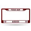 Texas A&M Aggies Team Color Chrome License Plate Frame