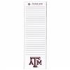 Texas A&M Aggies Magnetic To Do List Pad