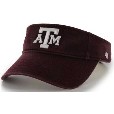 Texas A&M Aggies 47 Brand Clean Up Adjustable Viso