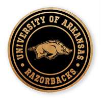Arkansas Razorbacks Alderwood Coasters - Set of 4