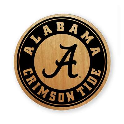 Alabama Crimson Tide Alderwood Coasters - Set of 4