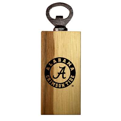 Alabama Crimson Tide Wooden Bottle Opener