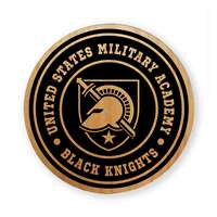 Army Black Knights Alderwood Coasters - Set of 4
