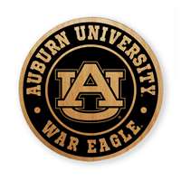 Auburn Tigers Alderwood Coasters - Set of 4
