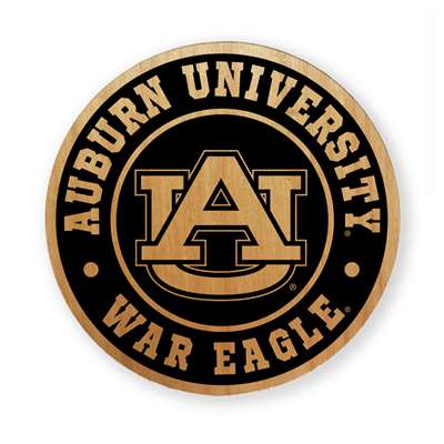 Auburn Tigers Alderwood Coasters - Set of 4