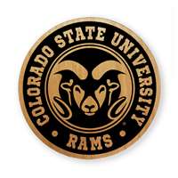 Colorado State Rams Alderwood Coasters - Set of 4