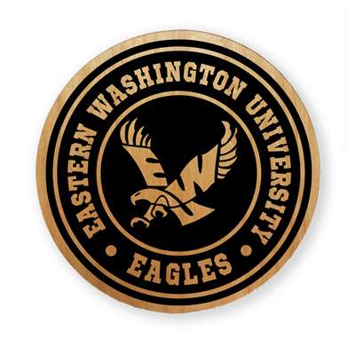 Eastern Washington Eagles Alderwood Coasters - Set of 4