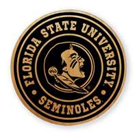 Florida State Seminoles Alderwood Coasters - Set of 4