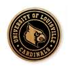 Louisville Cardinals Alderwood Coasters - Set of 4