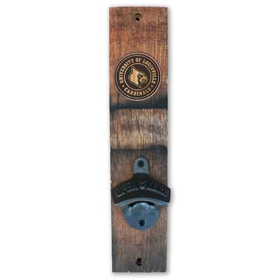 Louisville Cardinals Barrel Stave Wall Mount Bottle Opener