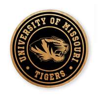 Missouri Tigers Alderwood Coasters - Set of 4