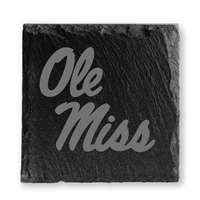 Mississippi Ole Miss Rebels Slate Coasters - Set of 4