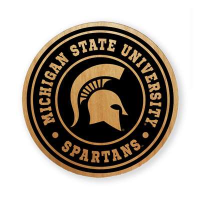 Michigan State Spartans Alderwood Coasters - Set of 4