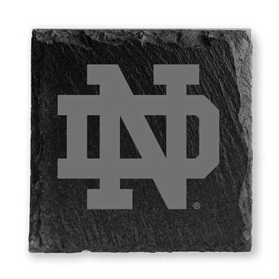 Notre Dame Fighting Irish Slate Coasters - Set of 4 - ND Logo