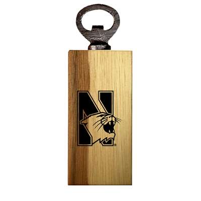 Northwestern Wildcats Wooden Bottle Opener