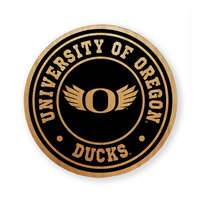 Oregon Ducks Alderwood Coasters - Set of 4