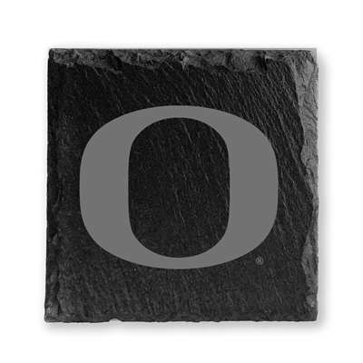 Oregon Ducks Slate Coasters - Set of 4 - O Logo