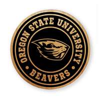 Oregon State Beavers Alderwood Coasters - Set of 4