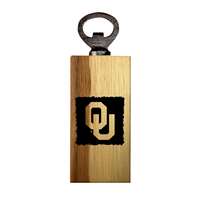 Oklahoma Sooners Wooden Bottle Opener