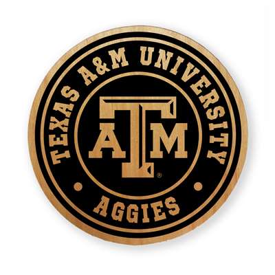 Texas A&M Aggies Alderwood Coasters - Set of 4