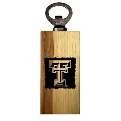 Texas Tech Red Raiders Wooden Bottle Opener