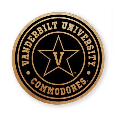 Vanderbilt Commodores Alderwood Coasters - Set of 4