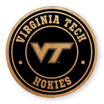 Virginia Tech Hokies Alderwood Coasters - Set of 4
